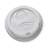 Dixie Sip-Through Dome Hot Drink Lids, Fits 10 oz Cups, White, 100/Pack (DL9540)
