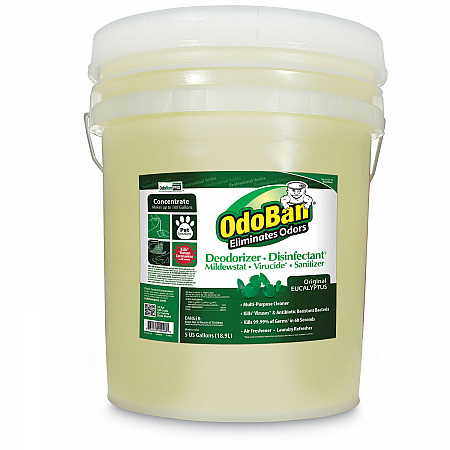 Concentrated Odor Eliminator and Disinfectant, Eucalyptus, 5 gal Pail (9110625G)