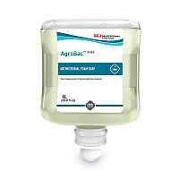 AgroBac Pure Foam Wash Manual Cartridge Refill, Unscented, 1 L, 6/Carton (AGB1L)