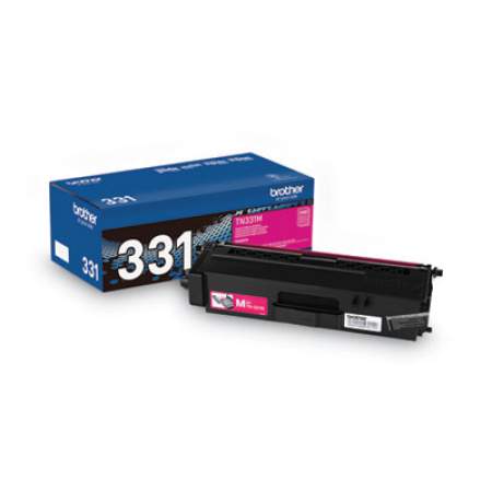 Brother TN331M Toner, 1,500 Page-Yield, Magenta