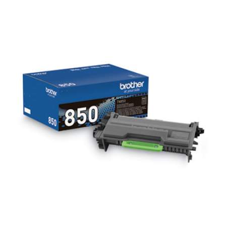 Brother TN850 High-Yield Toner, 8,000 Page-Yield, Black