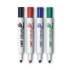 BIC Intensity Bold Tank-Style Dry Erase Marker, Broad Chisel Tip, Assorted Colors, 4/Set (DECP41ASST)
