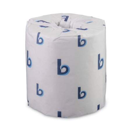 Boardwalk Two-Ply Toilet Tissue, Septic Safe, White, 4.5 x 3.75, 500 Sheets/Roll, 96 Rolls/Carton (6150)