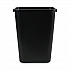Soft-Sided Wastebasket, 41 qt, Plastic, Black (41QTWBBLA)