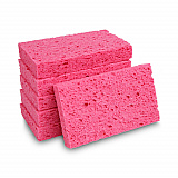Small Cellulose Sponge, 3.6 x 6.5, 0.9" Thick, Pink, 2/Pack, 24 Packs/Carton (CS1A)