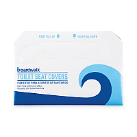 Premium Half-Fold Toilet Seat Covers, 14.17 x 16.73, White, 250/Sleeve, 20 Sleeves/Carton (K5000B)