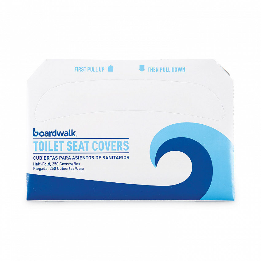 Premium Half-Fold Toilet Seat Covers, 14.17 x 16.73, White, 250/Sleeve, 20 Sleeves/Carton (K5000B)