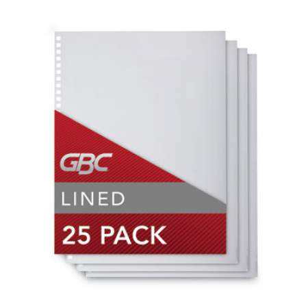 GBC Impact ProClick Pre-Punched Presentation Covers 11 x 8-1/2 Clear 25/Pack 