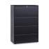 Alera Lateral File, 4 Legal/Letter/A4/A5-Size File Drawers, Charcoal, 30" x 18" x 52.5" (LF3054CC)