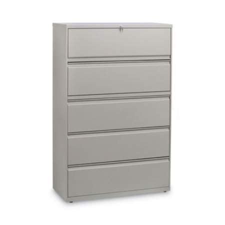 Alera Lateral File, 5 Legal/Letter/A4/A5-Size File Drawers, Putty, 42" x 18" x 64.25" (LF4267PY)