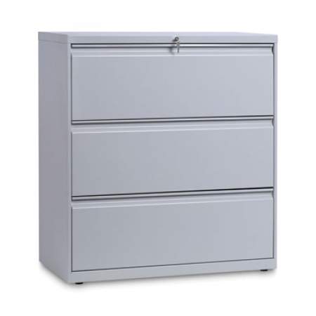 Alera Lateral File, 3 Legal/Letter/A4/A5-Size File Drawers, Light Gray, 36" x 18" x 39.5" (LF3641LG)
