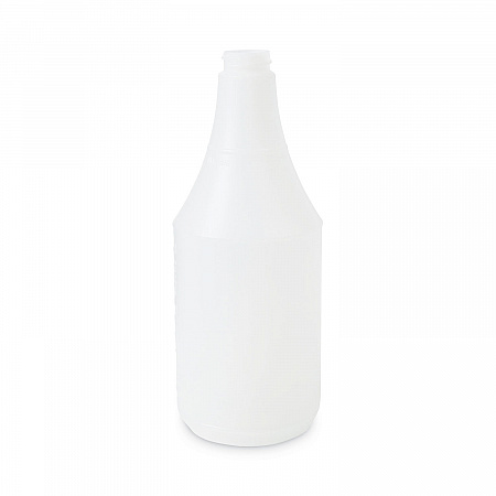 Embossed Plastic Spray Bottle, 24 oz, Clear, 24/Carton (00024)
