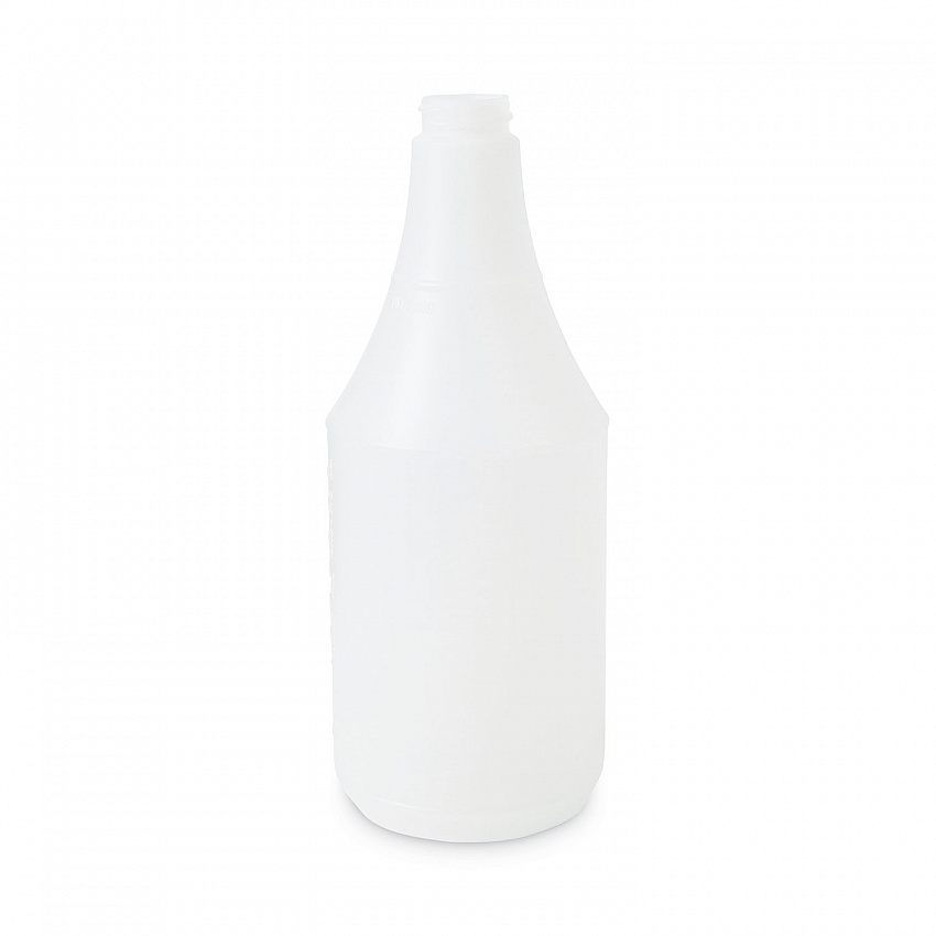 Embossed Plastic Spray Bottle, 24 oz, Clear, 24/Carton (00024)