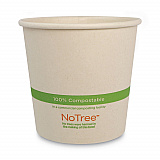No Tree Paper Bowls, 24 oz, 4.4" Diameter x 4.5" h, Natural, Sugarcane, 500/Carton (BOSU24)