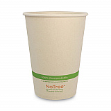 No Tree Paper Bowls, 32 oz, 4.4" Diameter x 5.8" h, Natural, Sugarcane, 500/Carton (BOSU32)