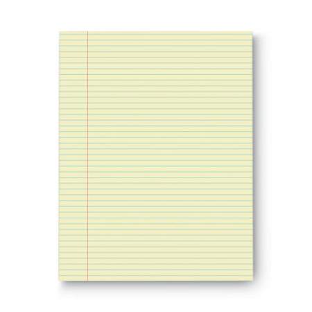 Universal Glue Top Pads, Narrow Rule, 50 Canary-Yellow 8.5 x 11 Sheets, Dozen (42000)