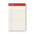 Universal Colored Perforated Ruled Writing Pads, Narrow Rule, 50 Ivory 5 x 8 Sheets, Dozen (35852)