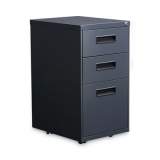 Alera File Pedestal, Left or Right, 3-Drawers: Box/Box/File, Legal/Letter, Charcoal, 14.96" x 19.29" x 27.75" (PABBFCH)