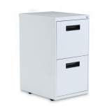 Alera File Pedestal, Left or Right, 2 Legal/Letter-Size File Drawers, Light Gray, 14.96" x 19.29" x 27.75" (PAFFLG)