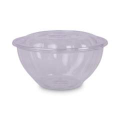 Eco-Products Renewable and Compostable Salad Bowls with Lids, 32 oz, Clear, 50/Pack, 3 Packs/Carton (EPSB32)