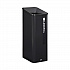 Sustain Decorative Refuse with Recycling Lid, 15 gal, Metal/Plastic, Black (2078967)