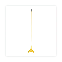 Quick Change Side-Latch Plastic Mop Head Handle, 60", Yellow (620)