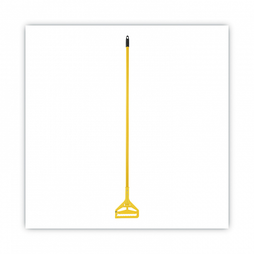 Quick Change Side-Latch Plastic Mop Head Handle, 60", Yellow (620)