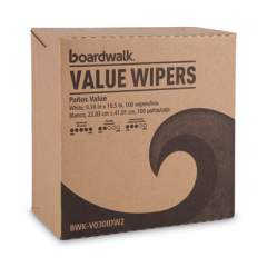 Boardwalk DRC Wipers, White, 9 1/3 x 16 1/2, 9 Dispensers of 100, 900/Carton (V030IDW2)