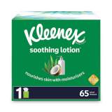 Kleenex LOTION FACIAL TISSUE, 2-PLY, WHITE, 65 SHEETS/BOX, 27 BOXES/CARTON (49974CT)