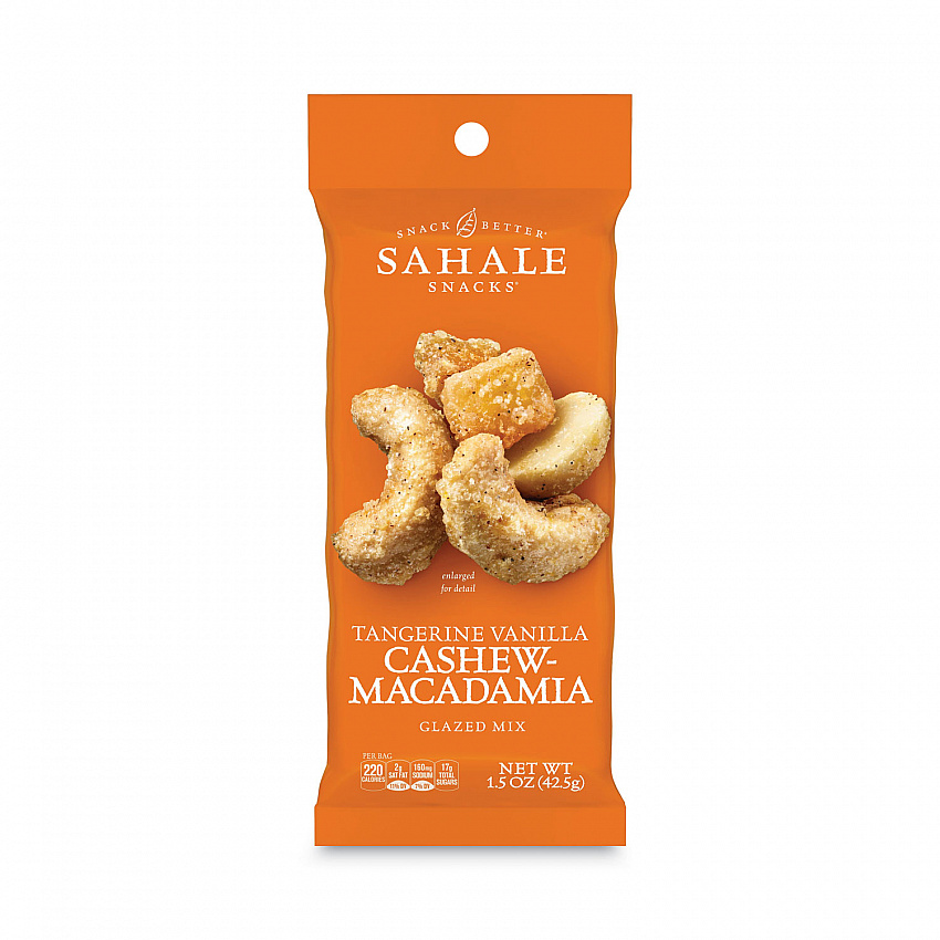 Glazed Mixes, Tangerine Vanilla, 1.5 oz Pouch, 18/Carton (900015)