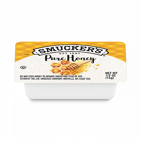 Smucker's Honey, Single Serving Packs, 0.5 oz, 200/Carton (763)