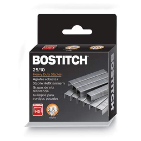 Bostitch Premium High-Capacity Staples, 0.38" Leg, 0.5" Crown, Steel, 3,000/Box (1962)