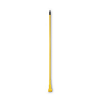 Plastic Jaws Mop Handle for 5" Wide Mop Heads, 1" dia x 60", Yellow (610)