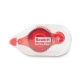 Scotch Double-Sided Adhesive Roller, 0.3" x 49 ft, Dries Clear (6055)