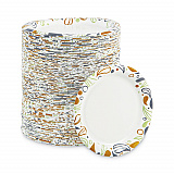 Deerfield Printed Paper Plates, 6" dia, Coated/Soak Proof, White/Yellow/Green/Purple, 250/Pack, 4 Packs/Carton (DEER6PLT)