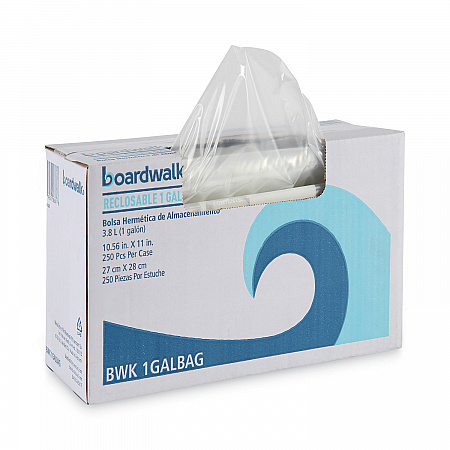 Reclosable Food Storage Bags, Gallon, 10.5