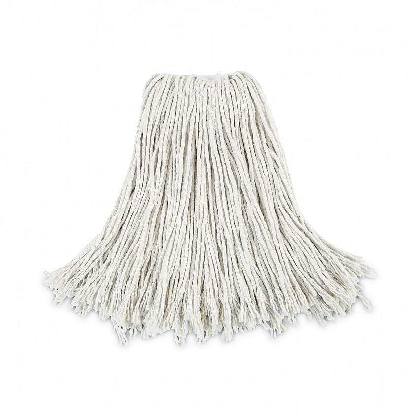 Cut-End Wet Mop Head, Cotton, #24, White 12/Carton (2024CCT)