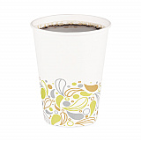 Deerfield Printed Paper Hot Cups, 12 oz, 50/Sleeve, 20 Sleeves/Carton (DEER12HCUP)