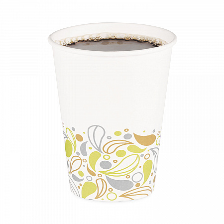 Deerfield Printed Paper Hot Cups, 12 oz, 50/Sleeve, 20 Sleeves/Carton (DEER12HCUP)