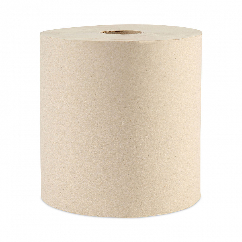 Boardwalk Green Xtra Roll Towels, 1-Ply, 8" x 800 ft, Natural, 6 Rolls/Carton (32GREEN)