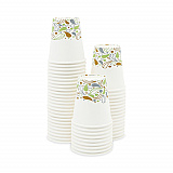 Deerfield Printed Paper Hot Cups, 10 oz, 50/Sleeve, 20 Sleeves/Carton (DEER10HCUP)