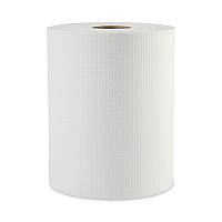 Hardwound Paper Towels, 1-Ply, 8" x 600 ft, White, 2" Core, 12 Rolls/Carton (6261B)