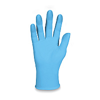 G10 Comfort Plus Blue Nitrile Gloves, Powder-Free, Small, 4 mil Thick, 9.5" Long, Light Blue, 100/Box (54186)