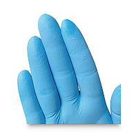 G10 Comfort Plus Blue Nitrile Gloves, Powder-Free, Medium, 4 mil Thick, 9.5" Long, Light Blue, 100/Box (54187)