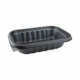 EarthChoice Entree2Go Takeout Container, 24 oz, 8.7 x 5.8 x 2, Black, Plastic, 300/Carton (YCNB9X624000)
