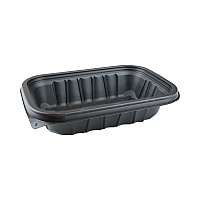 EarthChoice Entree2Go Takeout Container, 24 oz, 8.7 x 5.8 x 2, Black, Plastic, 300/Carton (YCNB9X624000)