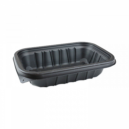 EarthChoice Entree2Go Takeout Container, 24 oz, 8.7 x 5.8 x 2, Black, Plastic, 300/Carton (YCNB9X624000)