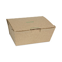 EarthChoice Tamper Evident OneBox Paper Box, 7.6 x 5.7 x 3.3, Brown, 160/Carton (NOB03KECTE)