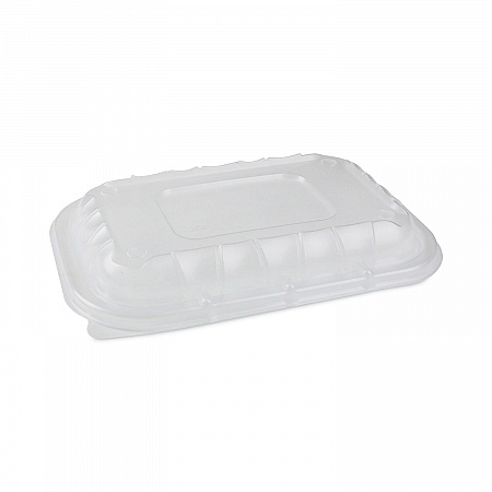 EarthChoice Entree2Go Takeout Container Vented Lid, 8.7 x 5.8 x 1, Clear, Plastic, 300/Carton (YCNV9X6PPDL)