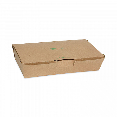 EarthChoice Tamper Evident OneBox Paper Box, 9.7 x 5.6 x 2, Brown, 100/Carton (NOB02KECTE)